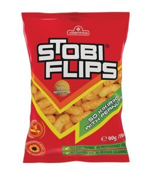 Vitaminka Stobi Flips Corn Puffs with Peanuts