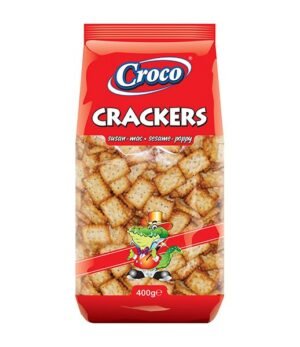 Croco Crackers with Sesame & Poppy Seeds