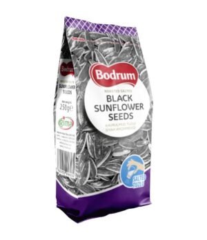 Bodrum Roasted Salted Black Sunflower Seeds