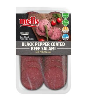 Melis Smoked Beef Salami with Black Pepper Coating