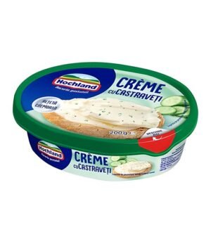 Hochland Cream Crud Cheese with Cucumber (Crema Castraveti)