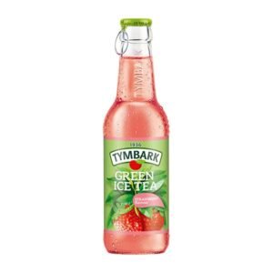 Tymbark Ice Tea Strawberry Glass